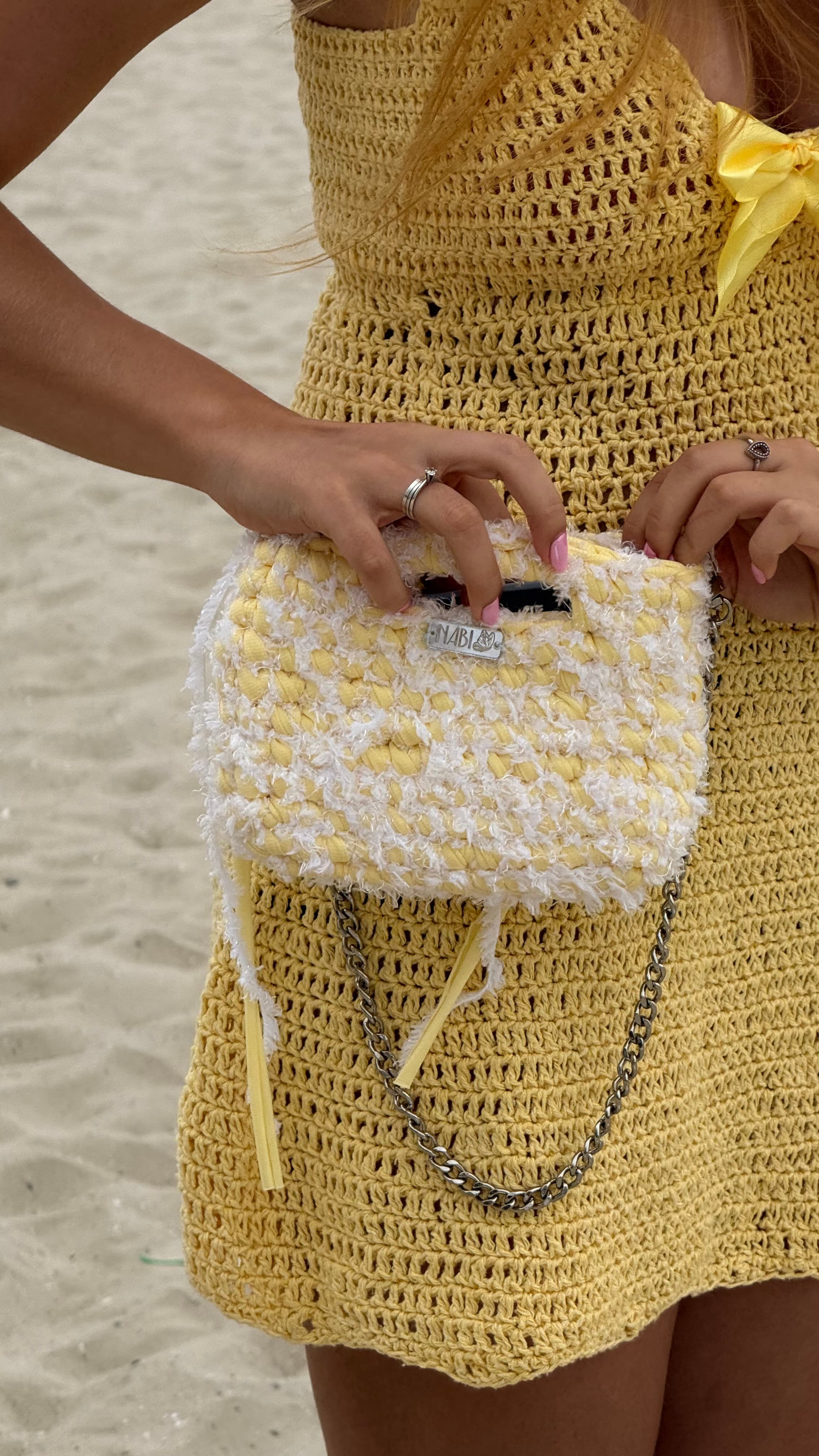 Bolsa Bela Mini - Amarelo - Foto 6